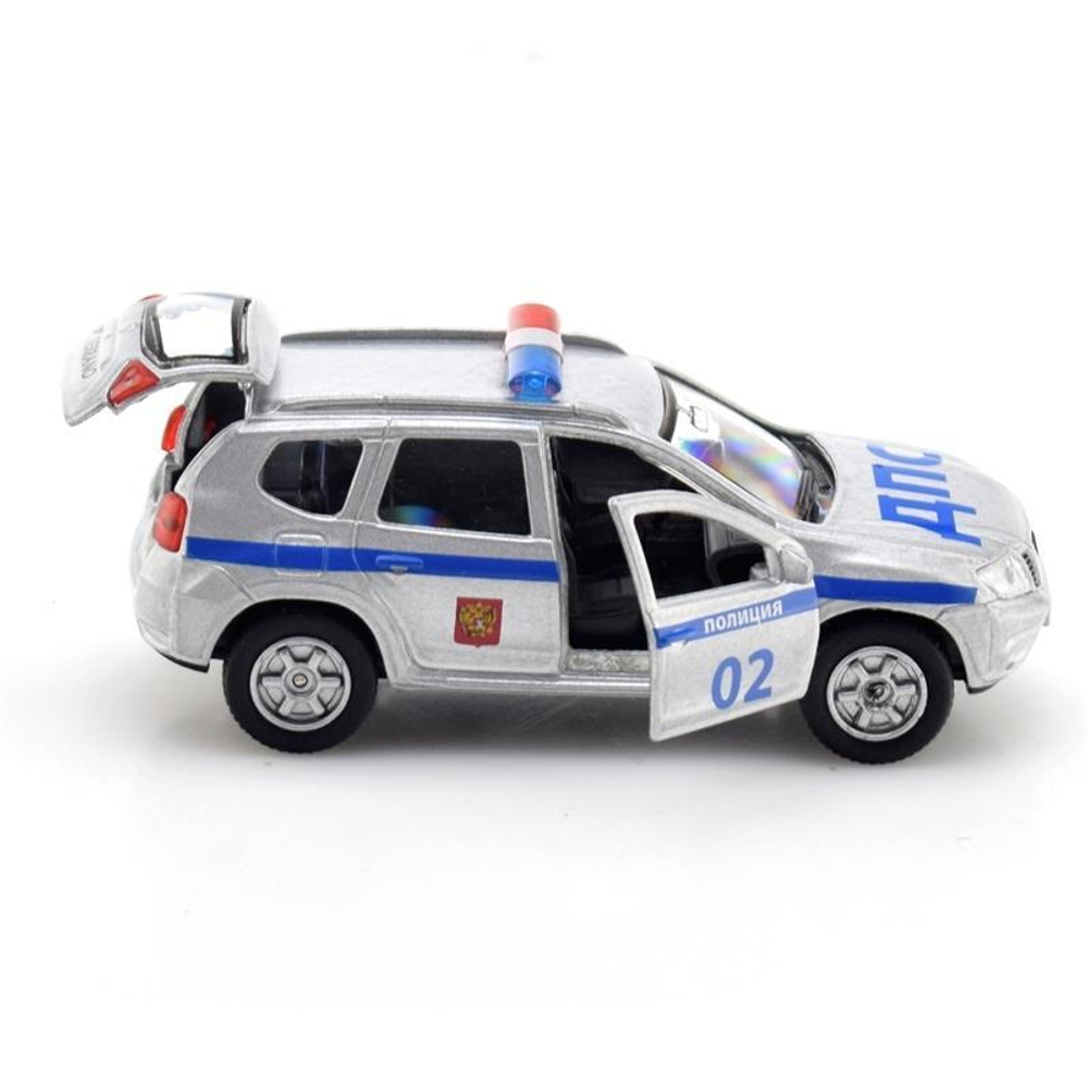 Модель ин. мет. "Nissan Terrano. Полиция" 12см, открыв. двери, коробка SB-17-47-NT(P)-WB (Технопарк)