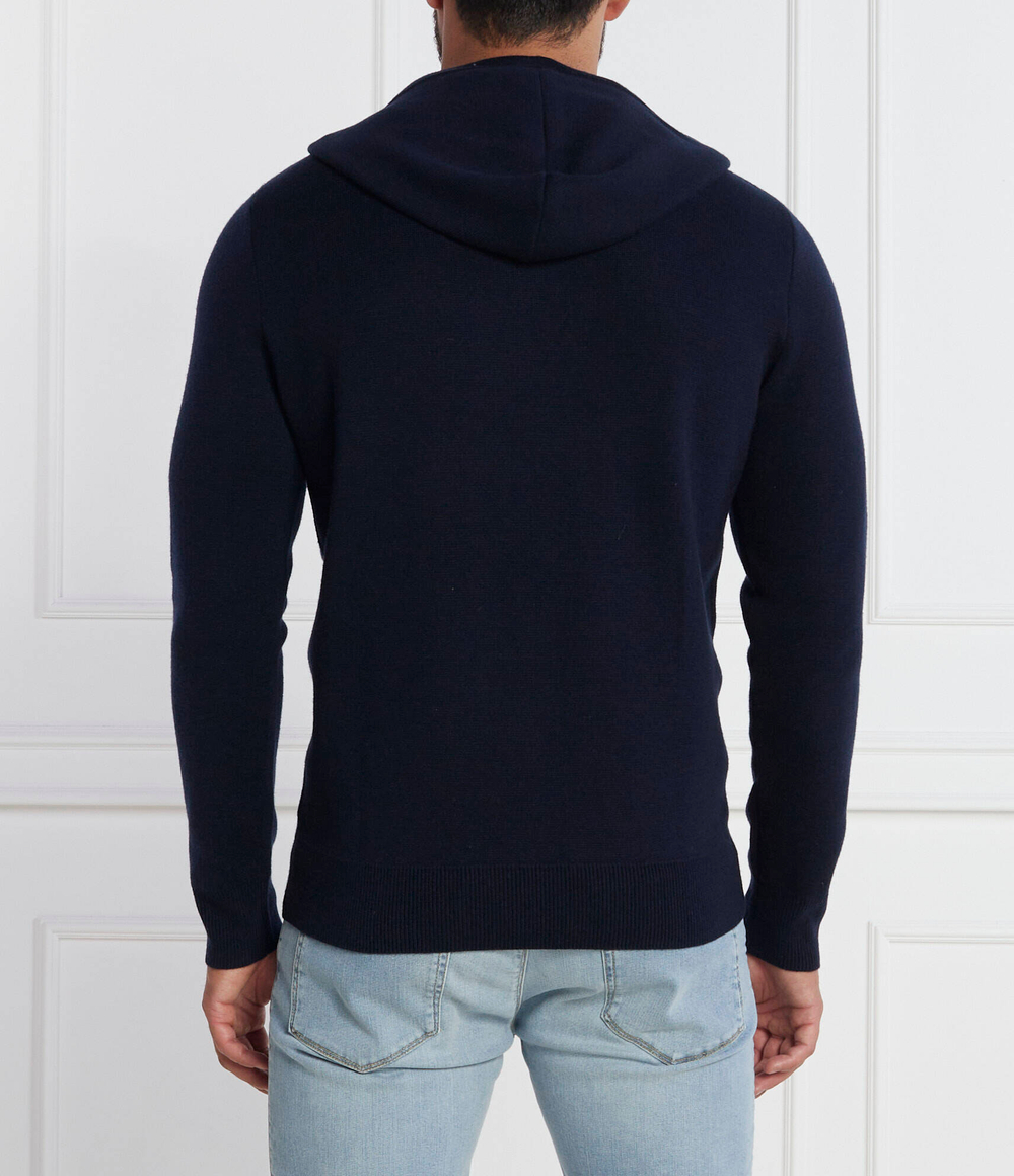 Худи ALVIN LS HOODIE LOGO SWTR GUESS - темно-синий(M3BR19 Z38V2)