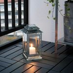 Подсвечник фонарь IKEA BEFASTA (БЕФЭСТА), Металл, 29 см
