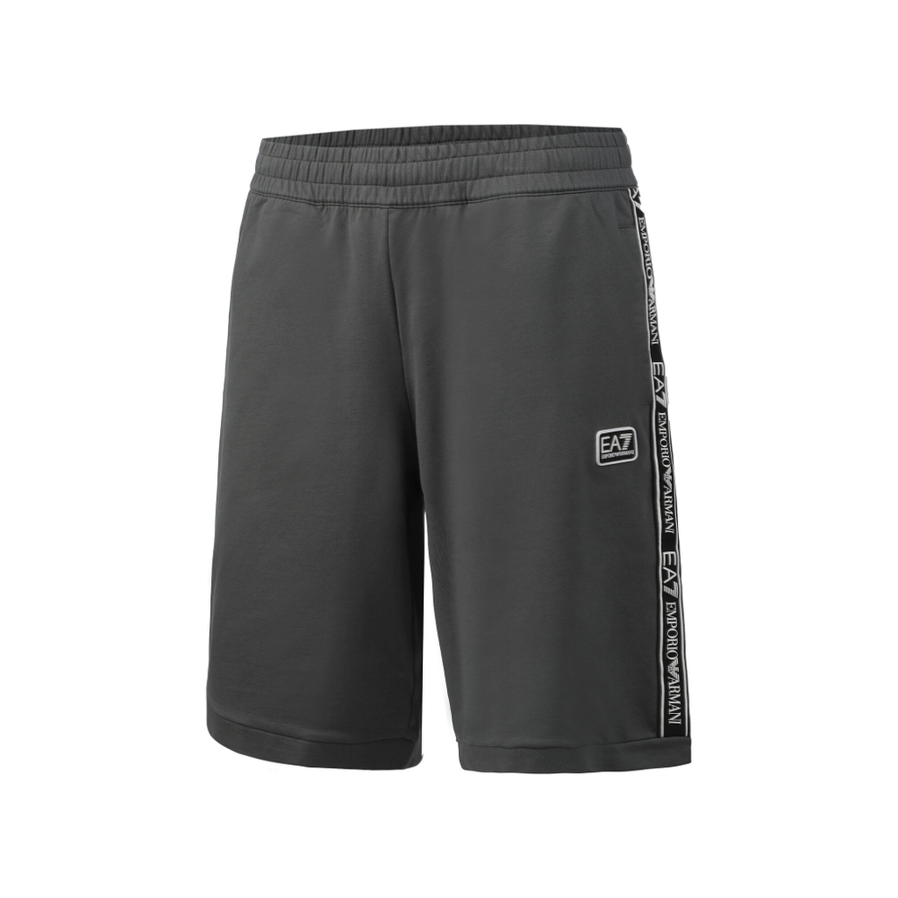 Мужские теннисные шорты EA7 Train Logo Series Tape Bermuda Coft Bermuda Shorts Men - Grey, Green