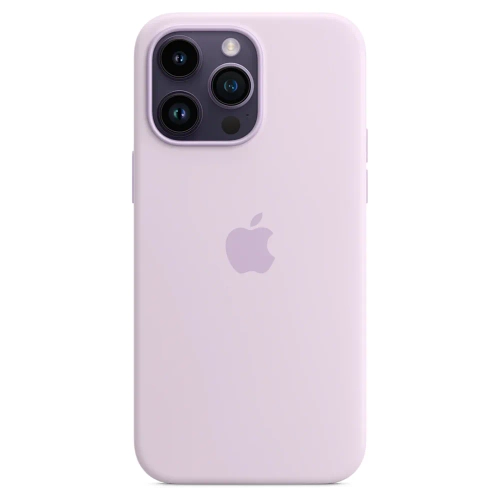 Силиконовый чехол с поддержкой MagSafe Apple Silicone Case для iPhone 14 Pro Max, Lilac (Сиреневый)