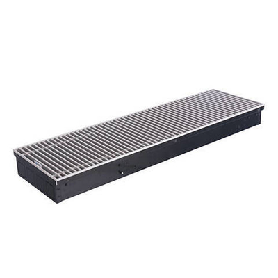 Конвектор внутрипольный STOUT - SCQ 110x300x2250 мм (решетка роликовая, анодированный алюминий)