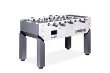 Игровой стол - футбол "NineStar Iron Pro ITSF Grey" (144х75,5х90)