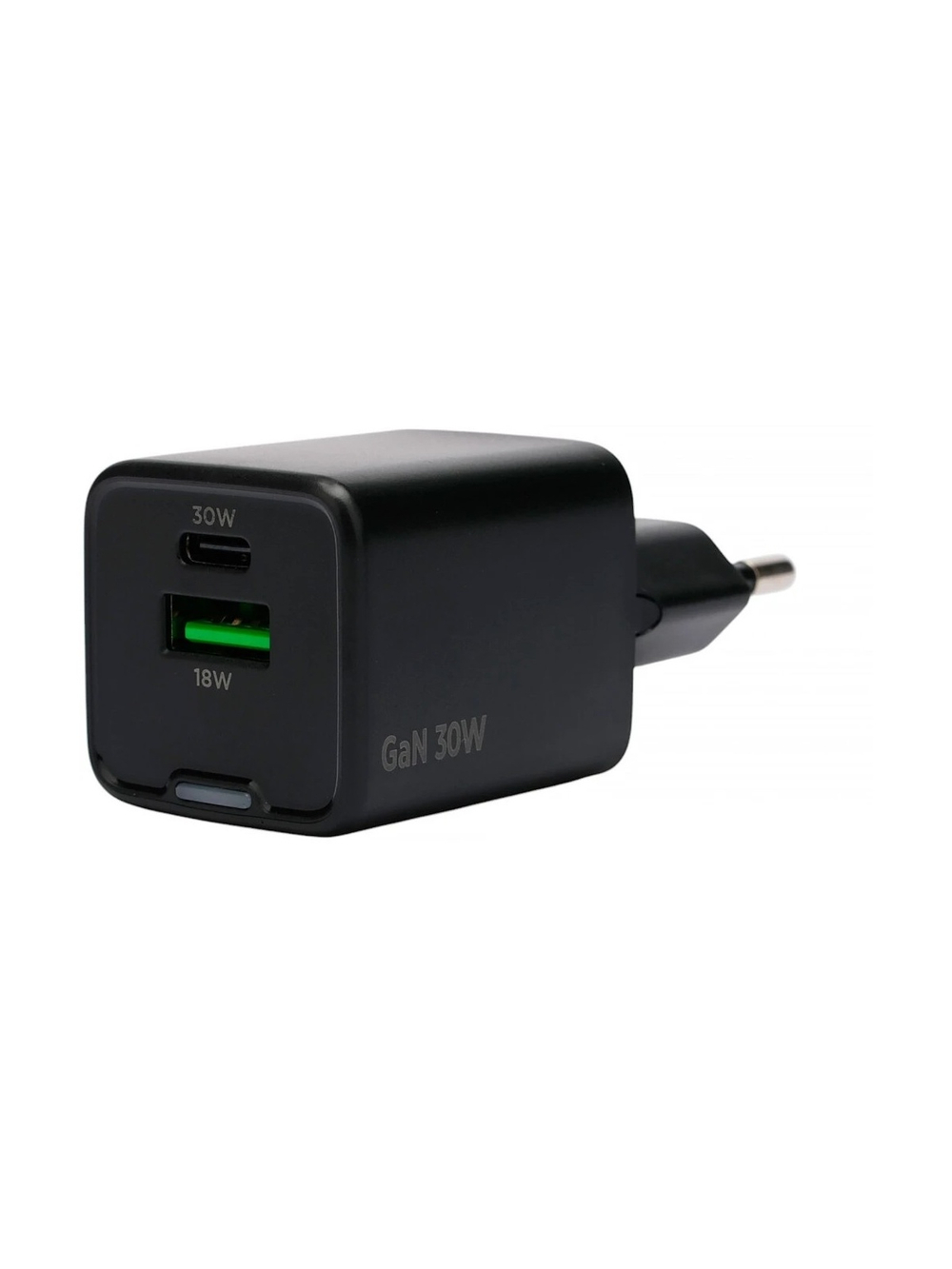 Cablexpert зарядное устройство 30Вт GaN, 3А, QC4.0/PD, 1xUSB, 1xType-C, черный, пакет (MP3A-PC-64)
