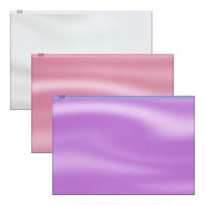 Zip-пакет пластиковый A4, Glossy Candy, Яркая расцветка (Erich Krause)