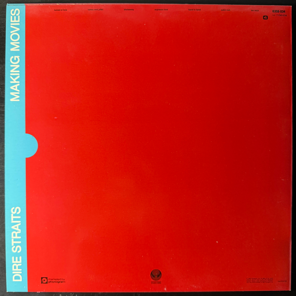 Dire Straits - Making Movies (Скандинавия 1980г.)