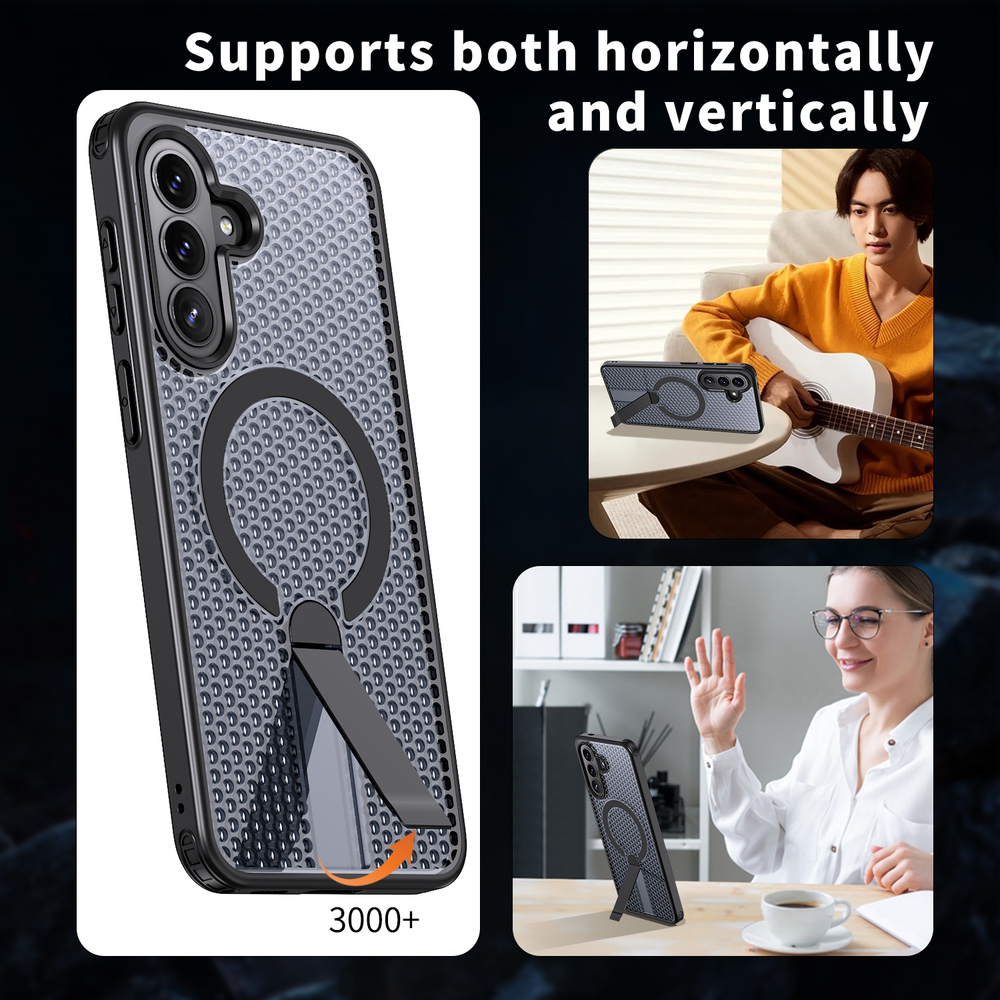 Прозрачный чехол Mesh Pro Magnetic Case для Samsung Galaxy A37 5G