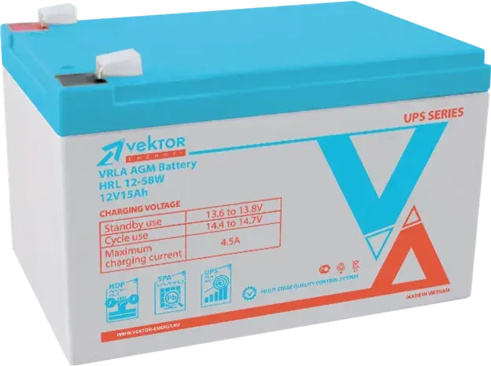 Аккумуляторная батарея Vektor Energy HRL 12-58W