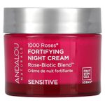 Andalou Naturals, 1000 Roses, укрепляющий ночной крем, для чувствительной кожи, 50 г (1,7 унции)