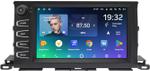 Магнитола для Toyota Highlander 3 U50 2013-2020 (рамка с крутилкой) - Teyes CC2 PLUS монитор 9" QLED, Android 10, Быстрая, SIM-слот