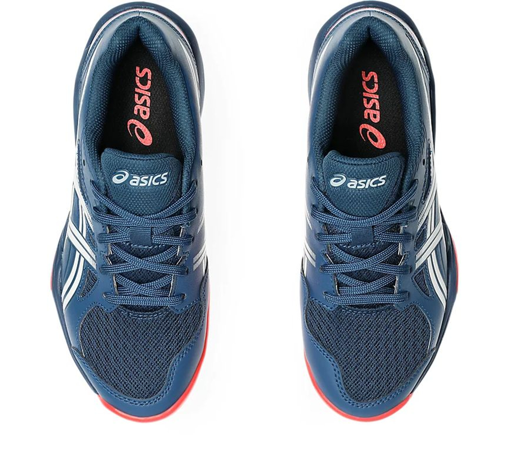 Детские теннисные кроссовки Asics Gel-Powerbreak GS - mako blue/white