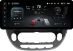 Магнитола для KIA Soul 2 2014-2019 (кондиционер, рамка глянцевая) - Teyes CC4PRO монитор 12.3" 2K QLED + рамка 9, Android 13, Быстрейшая, Snapdragon 778G, ИИ, CarPlay, DSP, 4G SIM-слот