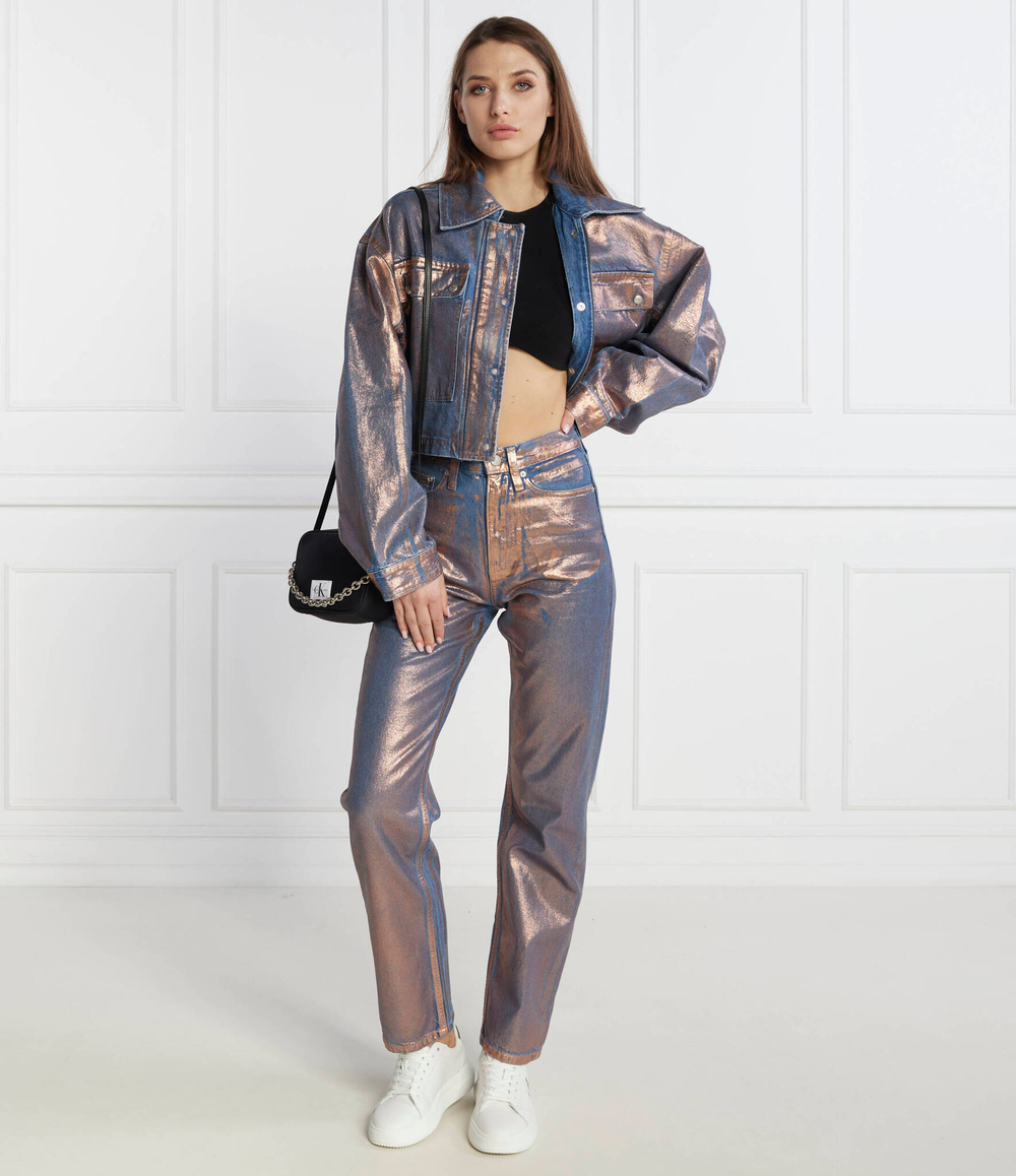 Джинсовая куртка CALVIN KLEIN JEANS - металлический(J20J222203)