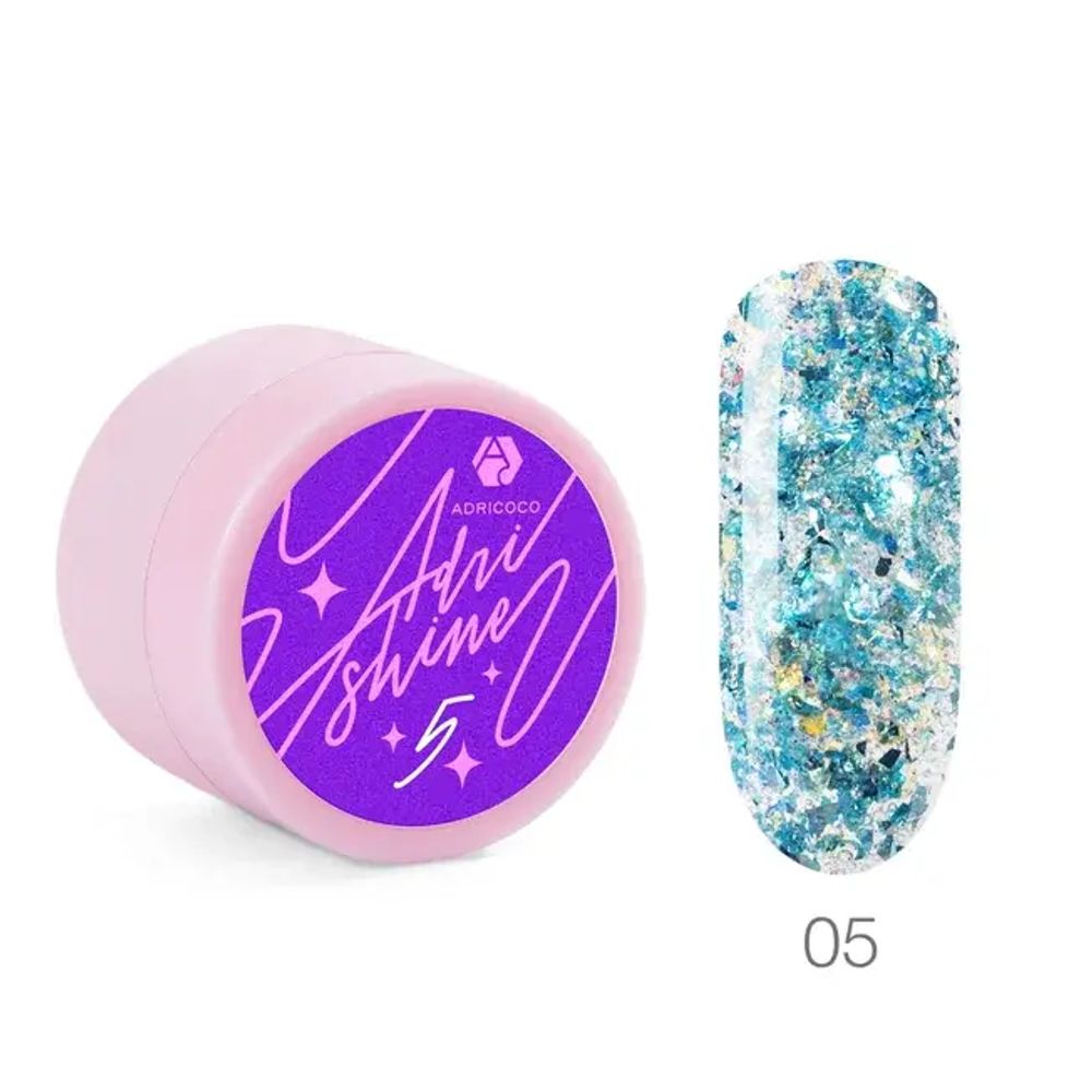 Гель для дизайна ногтей ADRICOCO Adri Shine №5