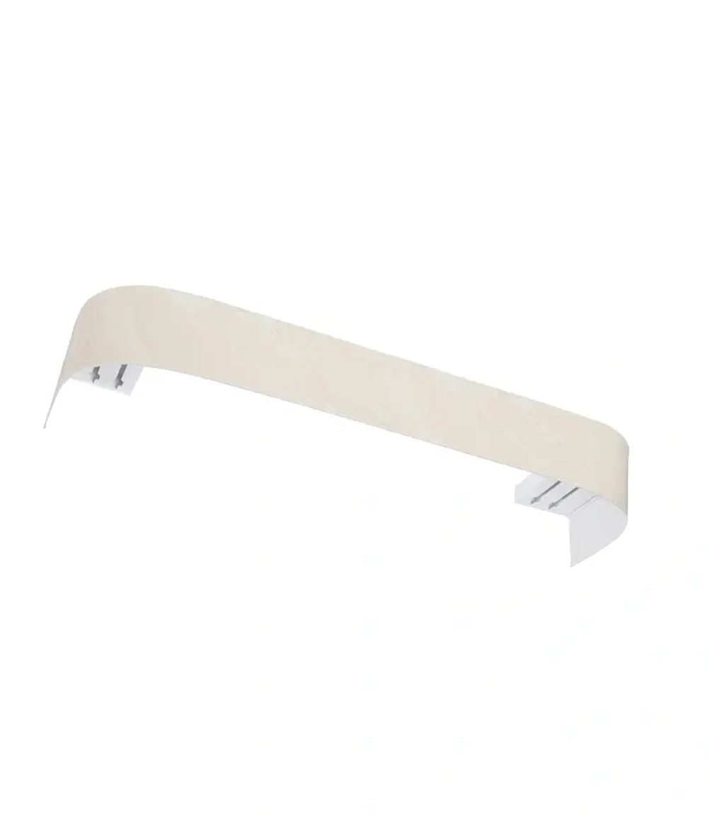Пластиковый карниз с тиснением Legrand 2-х рядный Монолит 2400 мм