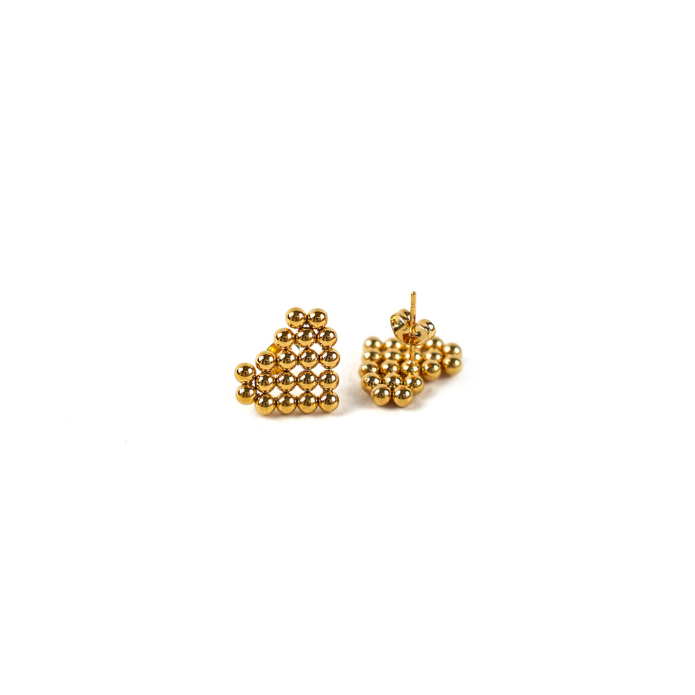 Серьги HEART gold