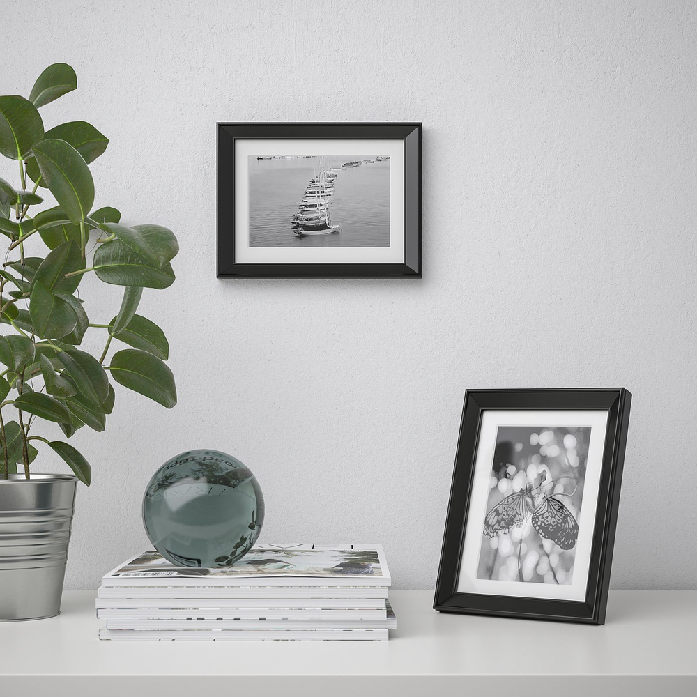 IKEA KNOPPÄNG  (ИКЕА КНОППЭНГ)  -  Рамка - чёрный 13х18 см