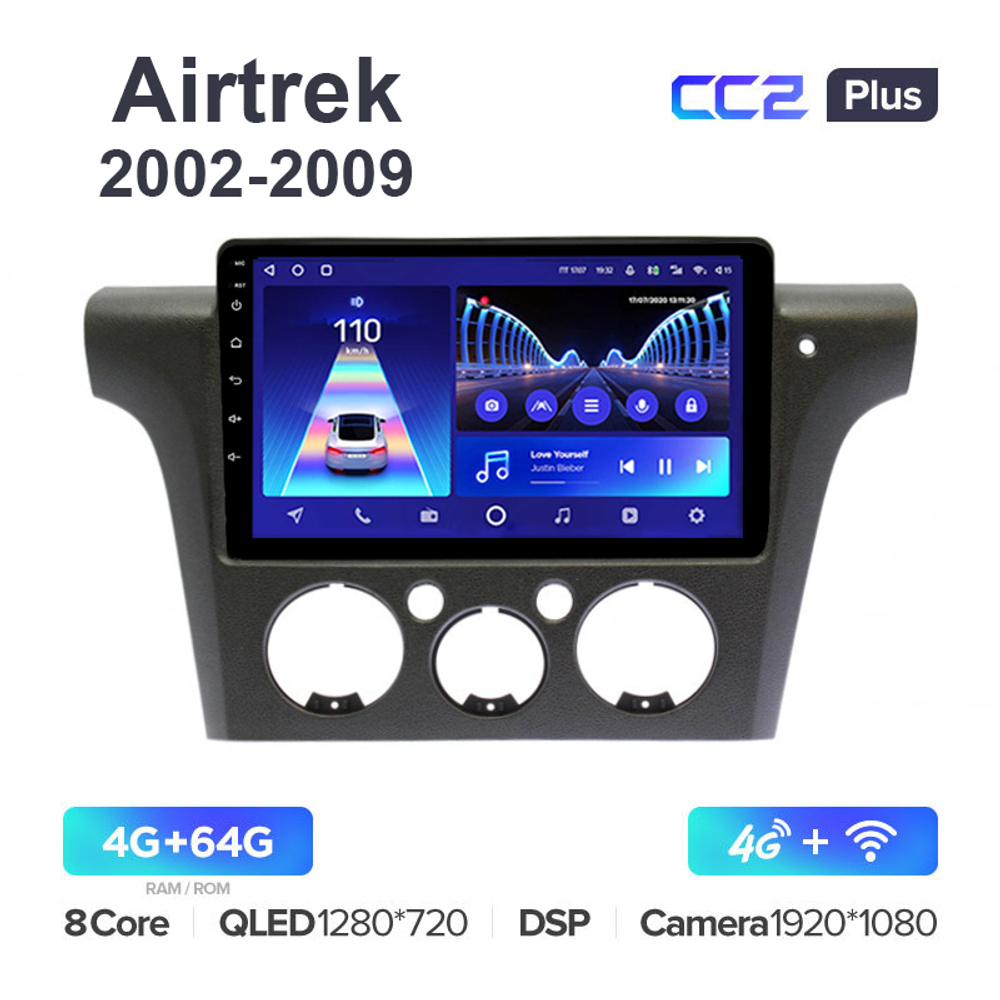 Teyes CC2 Plus 10,2"для Mitsubishi Airtrek 2002-2009