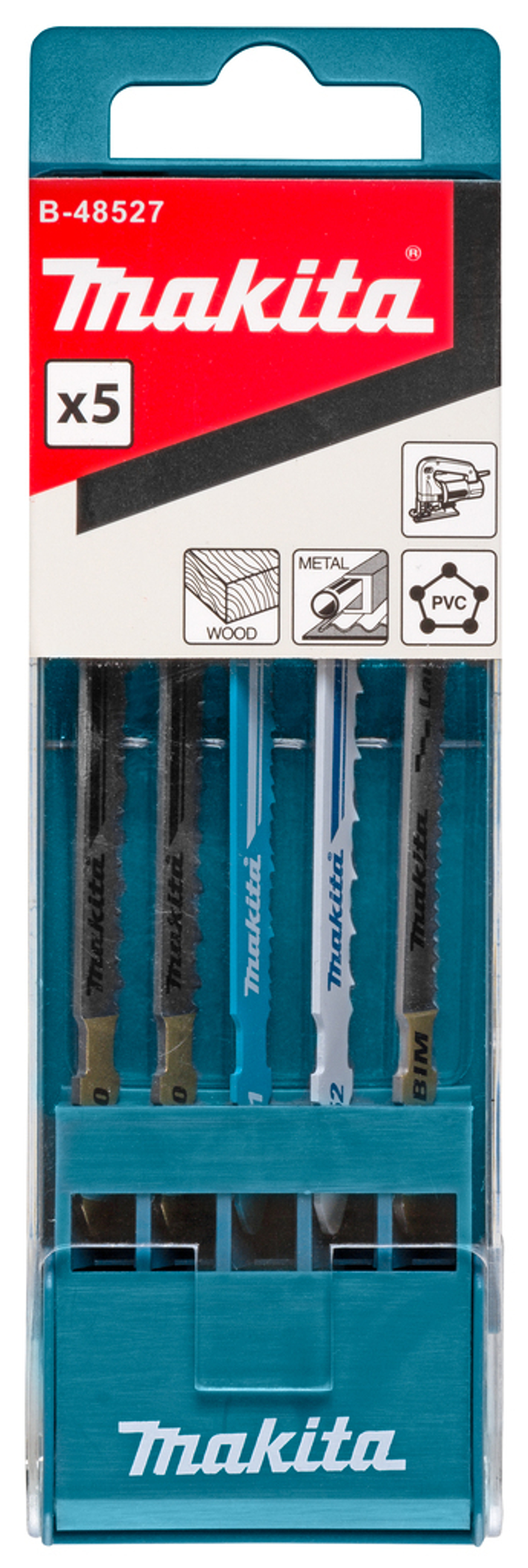 Набор лобзиковых пилок Super Express, 5 шт. Makita B-48527
