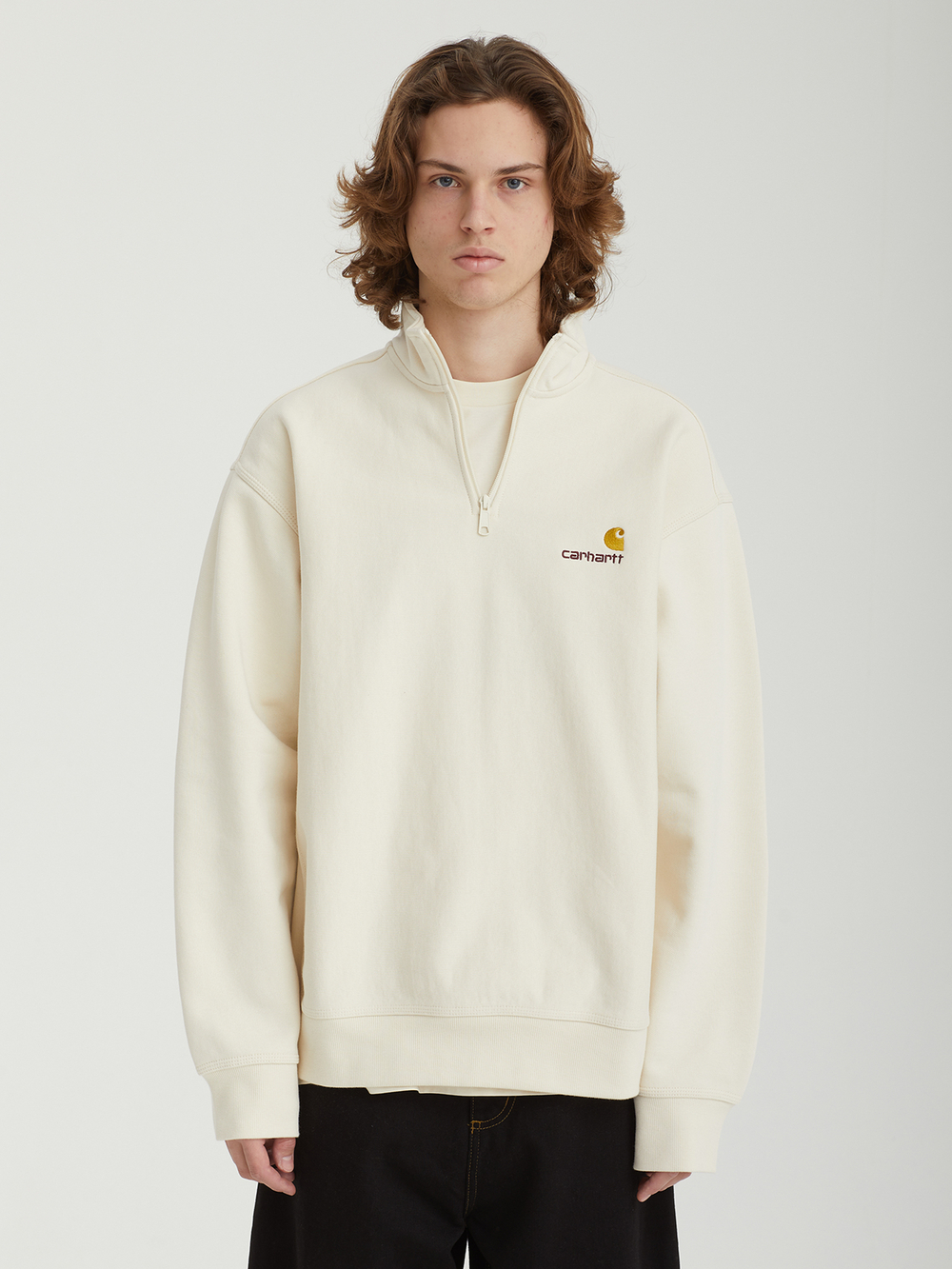 Мужская Толстовка Half Zip American Script