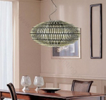 Pendant design lamp  Tropico Ellipse by Foscarini (Clear)