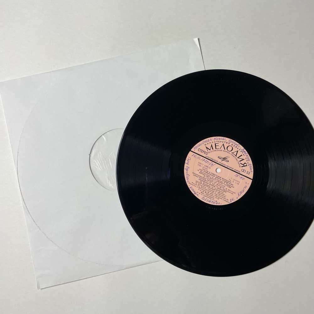 Винтажная виниловая пластинка LP Сборник Песни О Советской Милиции (СССР 1977) Милицейский Вальс
