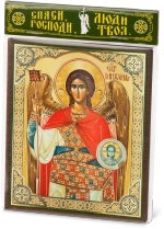 Икона "Михаил Архангел" 10х12 на МДФ-6 (1012-1401)