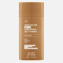 СОЮЗНИКИ КОЖИ Крем автозагар для лица с SPF 50 и антиоксидантами / ALLIES OF SKIN Sunless Tan SPF 50 Sunscreen + Self-Tanner, 50 мл