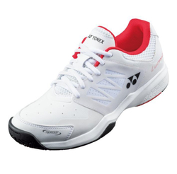 Мужские кроссовки теннисные Yonex Power Cushion SHT Lumio 3 - white/red