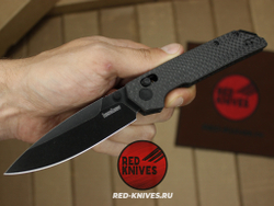 Нож Kershaw Iridium - рукоять карбон, клинок блэквош RK/Н1