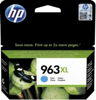 Картридж HP 963XL (3JA27AE) для OfficeJet Pro 901x/902x голубой (1.6K)
