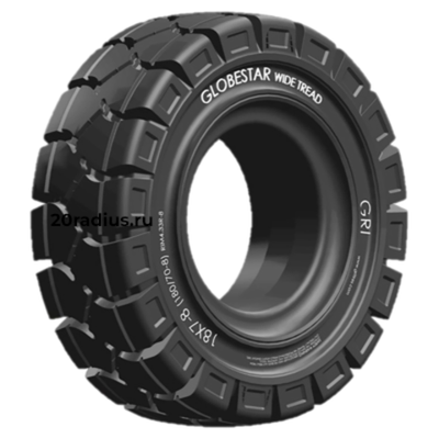 27x10-12(250/75-12) Globestar WT Цельнолитая с бортом ШРИ-ЛАНКА