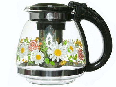 Чайник заварочный 1,5л с рисунком 3174