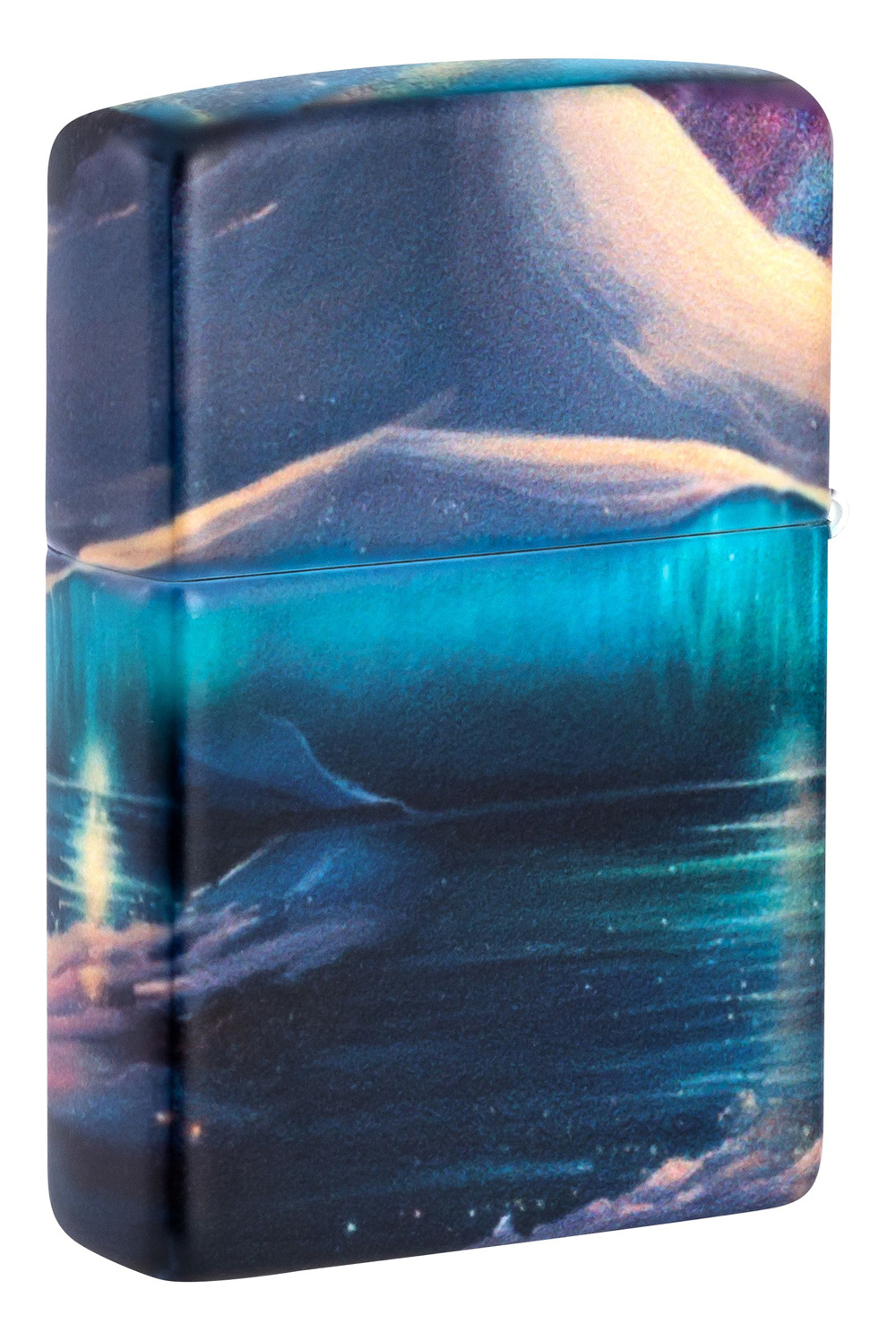 Зажигалка Zippo Penguin с покрытием Glow In The Dark Green, латунь/сталь, разноцветная, 38x13x57 мм