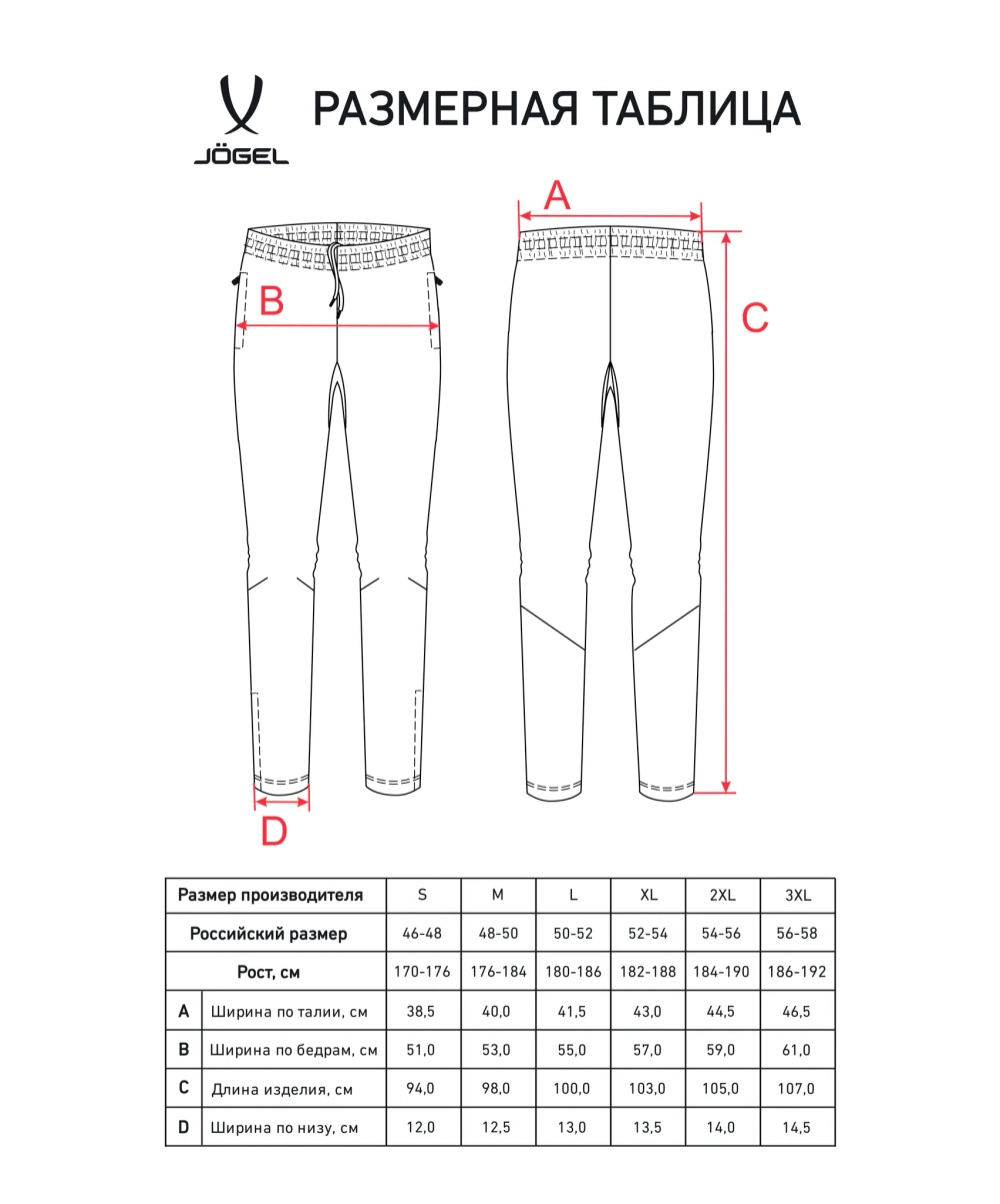 Брюки тренировочные CAMP 2 Training Pants, темно-синий - изображение 40