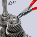Щипцы для стопорных колец черненые 185 мм Knipex 46 31 A22