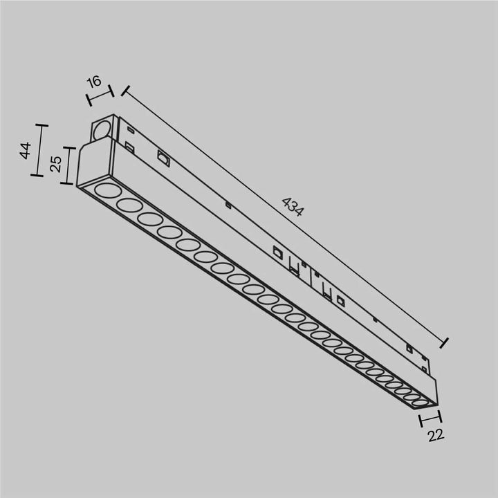 Трековый светильник Maytoni Technical Points TR031-4-24WTW-M-DSZ-W