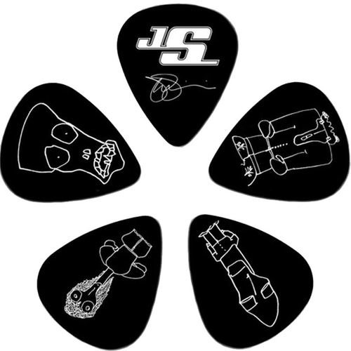 D`Addario 1CBK4-10JS медиаторы Joe Satriani, 10 шт. в упаковке, 0,70 мм