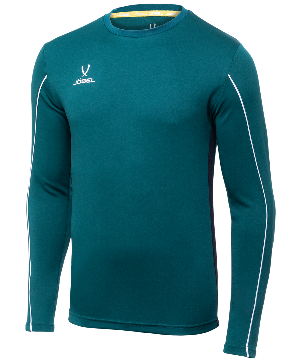 Футболка вратарская CAMP GK Padded LS, зеленый/черный/белый, детский