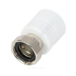 Муфта PP-R комбинированная белая Дн 32х1" с накидной гайкой VALFEX 10139332
