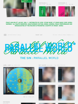 (ПРЕДЗАКАЗ) Альбом ENHYPEN - THE SIN : PARALLEL WORLD Album ENGENE 12 Version SET