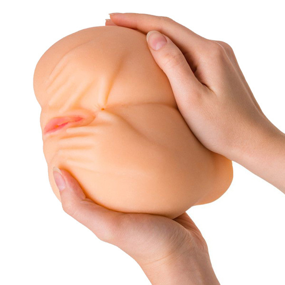Мастурбатор (тугие анус и вагина) 17х14см с вибрацией ToyFa Juicy Pussy 893013