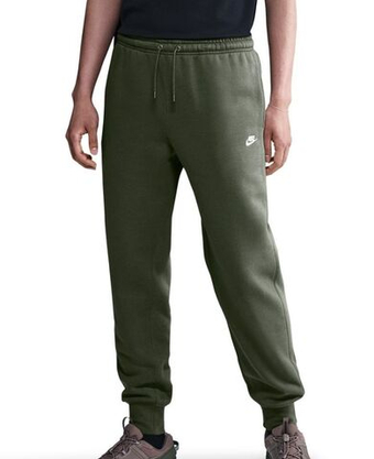 Мужские теннисные штаны Nike Club Jogger - medium olive/medium olive/white