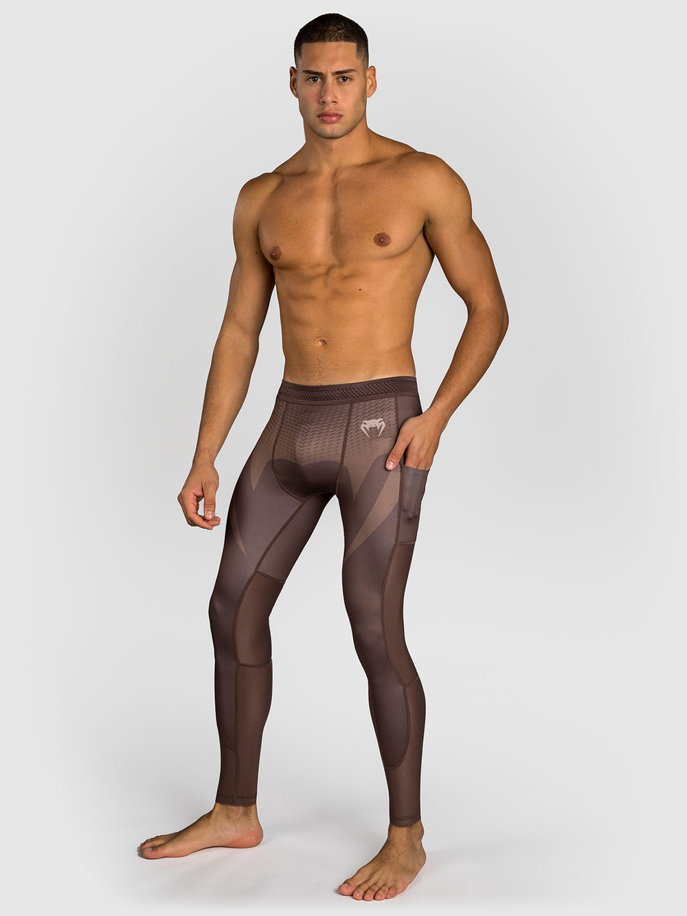 Тайтсы Venum No Gi Chocolate Brown