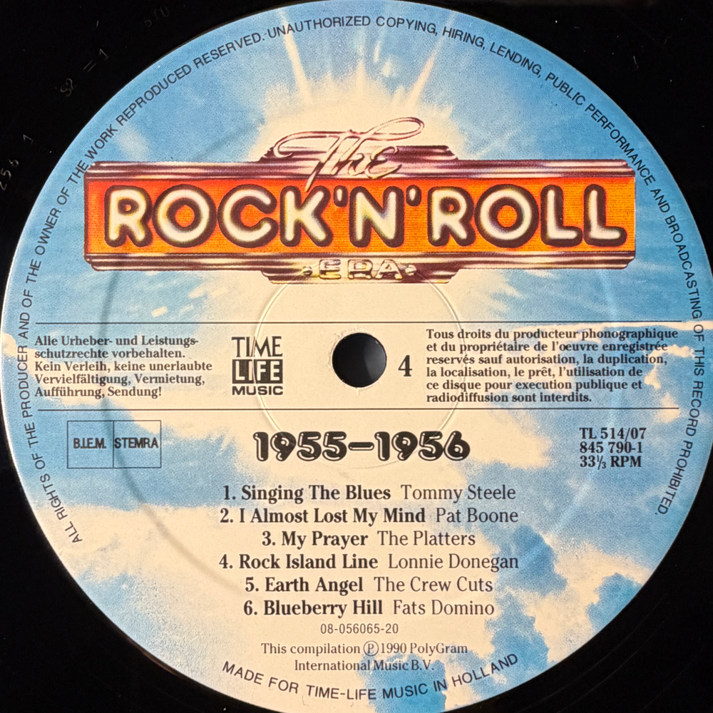 Сборник The Rock 'N' Roll Era - 1955-1956 2LP (Голландия 1992г.)