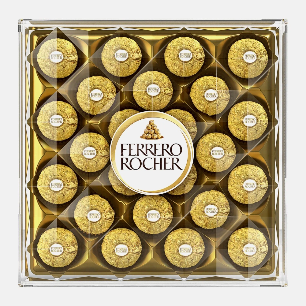 Конфеты хрустящие из молочного шоколада Ferrero Rocher 300г