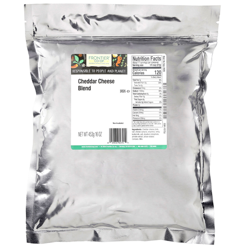 Frontier Co-op, Mild Cheddar Cheese Flavoring Powder, 16 oz (453 g)