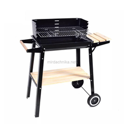 Прямоугольный угольный гриль барбекю Rectangular Grill BBQ Мир Дачника 28020A