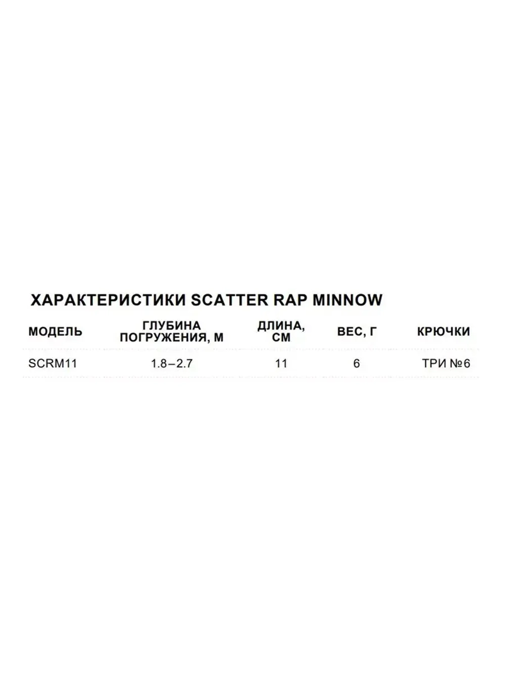 Воблер Scatter Rap Minnow 11, 11см, 6гр, цвет GOL, плавающий