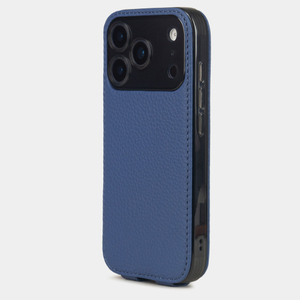 Чехол для iPhone 17 Pro - кожа теленка, синий королевский